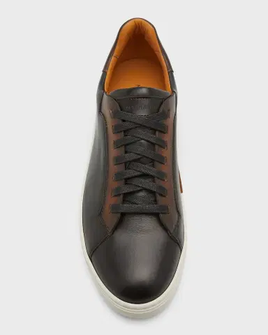 Magnanni Men's Amadeo Bicolor Leather Low-Top Sneakers | Thumbnail 3 Magnanni Men's Amadeo Bicolor Leather Low-Top Sneakers | Thumbnail 3