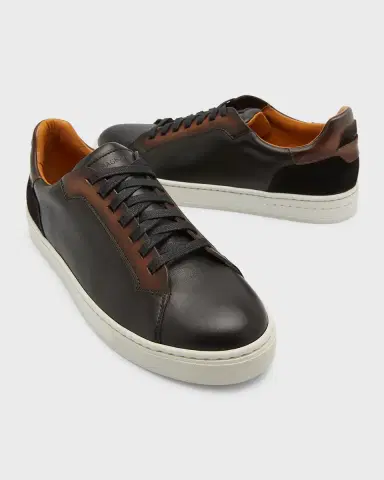 Magnanni Men's Amadeo Bicolor Leather Low-Top Sneakers | Thumbnail 6 Magnanni Men's Amadeo Bicolor Leather Low-Top Sneakers | Thumbnail 6