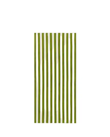 SUMMERILL & BISHOP Avocado Green Stripe Tablecloth, 65" x 98" | Thumbnail 1 SUMMERILL & BISHOP Avocado Green Stripe Tablecloth, 65" x 98" | Thumbnail 1