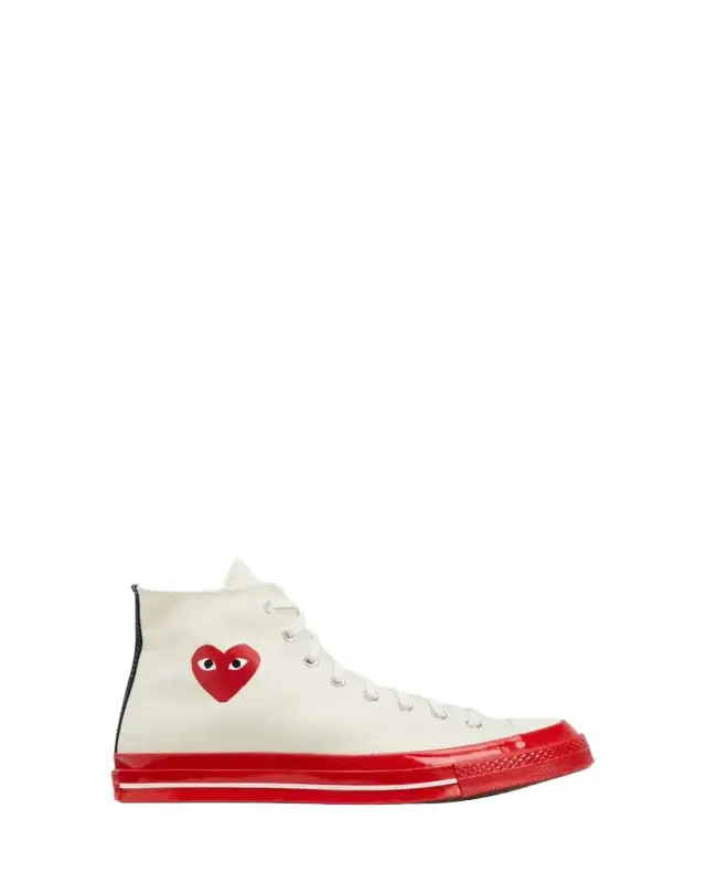 x Converse Red Sole Canvas High-Top Sneakers x Converse Red Sole Canvas High-Top Sneakers
