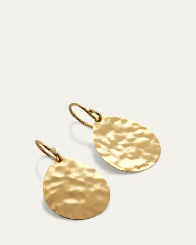 Ippolita Large Crinkle Teardrop Earrings in 18K | Thumbnail 3 Ippolita Large Crinkle Teardrop Earrings in 18K | Thumbnail 3