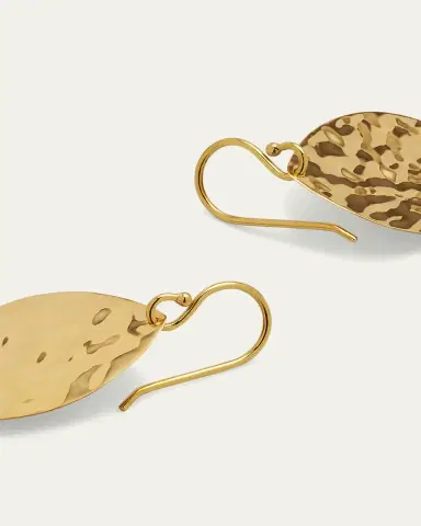Ippolita Large Crinkle Teardrop Earrings in 18K | Thumbnail 4 Ippolita Large Crinkle Teardrop Earrings in 18K | Thumbnail 4