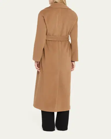 Akris punto Long Double-Breast Belted Wool-Cashmere Coat | Thumbnail 7 Akris punto Long Double-Breast Belted Wool-Cashmere Coat | Thumbnail 7