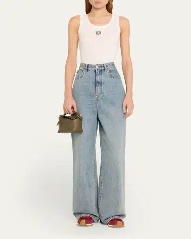 Loewe x Paula's Ibiza Puzzle Edge Mini Top-Handle Bag in Leather | Thumbnail 5 Loewe x Paula's Ibiza Puzzle Edge Mini Top-Handle Bag in Leather | Thumbnail 5