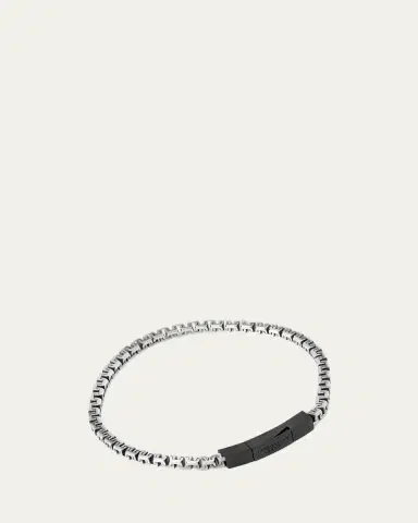 Tateossian Men's Chain Bracelet in Sterling Silver | Thumbnail 5 Tateossian Men's Chain Bracelet in Sterling Silver | Thumbnail 5