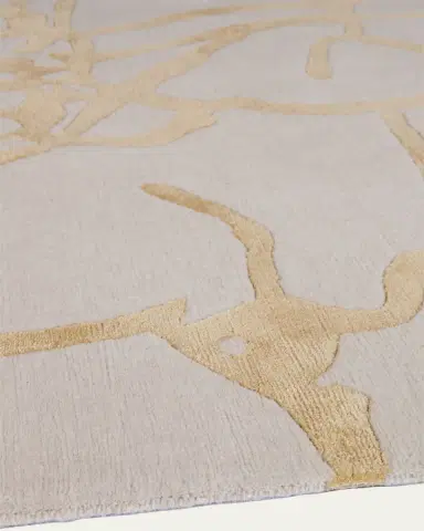 The Rug Company x Kelly Wearstler Tracery Gold Hand-Knotted Rug, 9' x 12' | Thumbnail 3 The Rug Company x Kelly Wearstler Tracery Gold Hand-Knotted Rug, 9' x 12' | Thumbnail 3