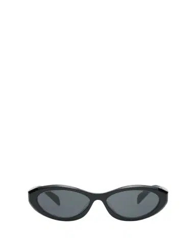 Prada PR 26ZSF Logo Beveled Acetate Oval Sunglasses | Thumbnail 1 Prada PR 26ZSF Logo Beveled Acetate Oval Sunglasses | Thumbnail 1