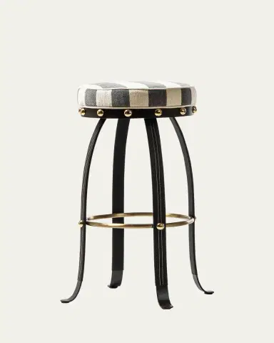 MacKenzie-Childs Flatiron Counter Stool | Thumbnail 3 MacKenzie-Childs Flatiron Counter Stool | Thumbnail 3
