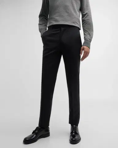 ZEGNA Men's Trofeo Slim-Straight Trousers | Thumbnail 6 ZEGNA Men's Trofeo Slim-Straight Trousers | Thumbnail 6