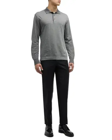 ZEGNA Men's Trofeo Slim-Straight Trousers | Thumbnail 1 ZEGNA Men's Trofeo Slim-Straight Trousers | Thumbnail 1