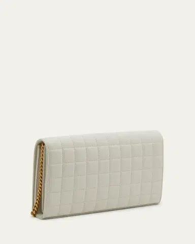 Saint Laurent Cassandre YSL Wallet on Chain in Quilted Smooth Leather | Thumbnail 3 Saint Laurent Cassandre YSL Wallet on Chain in Quilted Smooth Leather | Thumbnail 3
