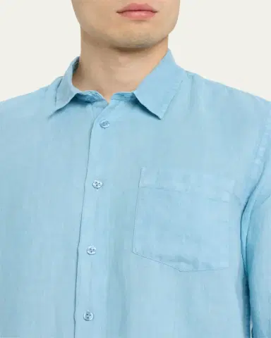 Vilebrequin Men's Linen Sport Shirt | Thumbnail 5 Vilebrequin Men's Linen Sport Shirt | Thumbnail 5