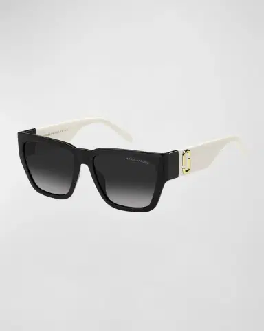 Marc Jacobs J Marc Logo Square Plastic Sunglasses | Thumbnail 2 Marc Jacobs J Marc Logo Square Plastic Sunglasses | Thumbnail 2