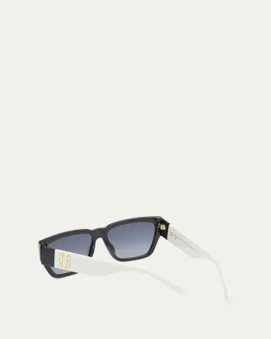 Marc Jacobs J Marc Logo Square Plastic Sunglasses | Thumbnail 5 Marc Jacobs J Marc Logo Square Plastic Sunglasses | Thumbnail 5