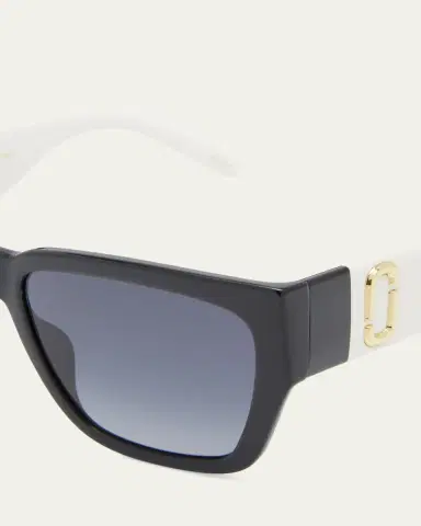 Marc Jacobs J Marc Logo Square Plastic Sunglasses | Thumbnail 7 Marc Jacobs J Marc Logo Square Plastic Sunglasses | Thumbnail 7