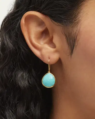 Ippolita Small Teardrop Earrings in 18K Gold | Thumbnail 2 Ippolita Small Teardrop Earrings in 18K Gold | Thumbnail 2