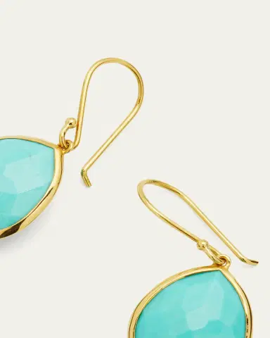 Ippolita Small Teardrop Earrings in 18K Gold | Thumbnail 4 Ippolita Small Teardrop Earrings in 18K Gold | Thumbnail 4
