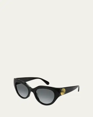 Gucci GG Emblem Acetate Cat-Eye Sunglasses | Thumbnail 4 Gucci GG Emblem Acetate Cat-Eye Sunglasses | Thumbnail 4