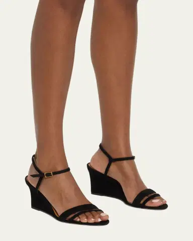 Emme Parsons Suede and Leather Wedge Sandals | Thumbnail 2 Emme Parsons Suede and Leather Wedge Sandals | Thumbnail 2