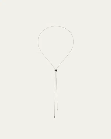 Boucheron Quatre Black Edition Small 18K White Gold Tie Necklace | Thumbnail 1 Boucheron Quatre Black Edition Small 18K White Gold Tie Necklace | Thumbnail 1