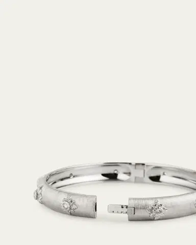 Buccellati Macri Bombé Bangle, White Gold, 8mm | Thumbnail 4 Buccellati Macri Bombé Bangle, White Gold, 8mm | Thumbnail 4