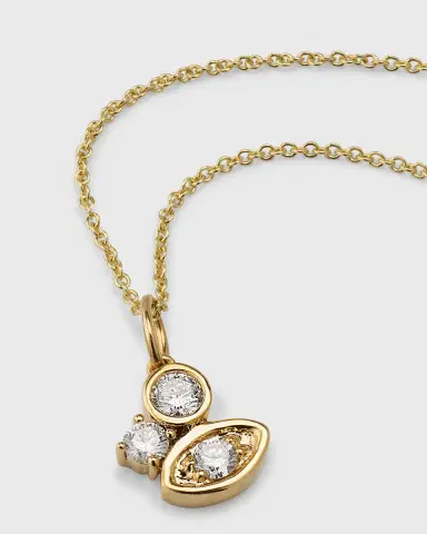 Sydney Evan Diamond Marquise Eye Cluster Charm Necklace | Thumbnail 6 Sydney Evan Diamond Marquise Eye Cluster Charm Necklace | Thumbnail 6