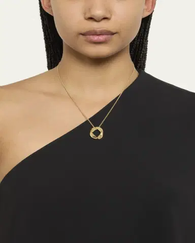 Verdura 18k Yellow Gold Curb Link Pendant Necklace | Thumbnail 2 Verdura 18k Yellow Gold Curb Link Pendant Necklace | Thumbnail 2