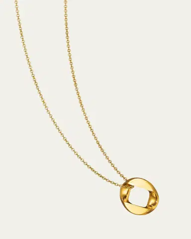 Verdura 18k Yellow Gold Curb Link Pendant Necklace | Thumbnail 3 Verdura 18k Yellow Gold Curb Link Pendant Necklace | Thumbnail 3