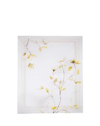 The Lino Japan Yellow Tablecloth, 71" x 144" | Thumbnail 1 The Lino Japan Yellow Tablecloth, 71" x 144" | Thumbnail 1