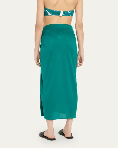 Eres Peplum Long Sarong with Belt | Thumbnail 8 Eres Peplum Long Sarong with Belt | Thumbnail 8