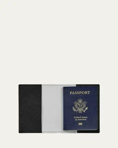 Bergdorf Goodman Leather Passport Holder | Thumbnail 2 Bergdorf Goodman Leather Passport Holder | Thumbnail 2