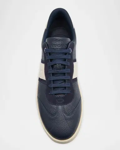 Ferragamo Men's Achille 1 Leather Low-Top Sneakers | Thumbnail 5 Ferragamo Men's Achille 1 Leather Low-Top Sneakers | Thumbnail 5