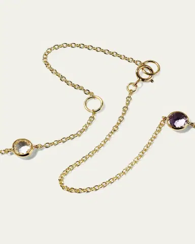Ippolita 13-Stone Station Necklace in 18K Gold | Thumbnail 7 Ippolita 13-Stone Station Necklace in 18K Gold | Thumbnail 7
