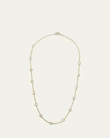 Ippolita 13-Stone Station Necklace in 18K Gold | Thumbnail 8 Ippolita 13-Stone Station Necklace in 18K Gold | Thumbnail 8