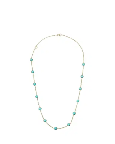 Ippolita 13-Stone Station Necklace in 18K Gold | Thumbnail 1 Ippolita 13-Stone Station Necklace in 18K Gold | Thumbnail 1