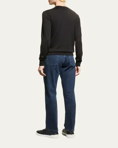 Zegna Men's Cashmere Crewneck Sweater | Thumbnail 3 Zegna Men's Cashmere Crewneck Sweater | Thumbnail 3