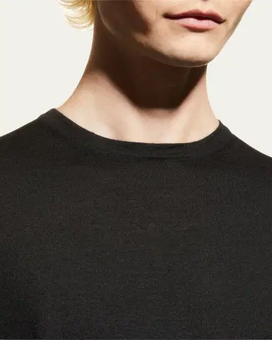 Zegna Men's Cashmere Crewneck Sweater | Thumbnail 5 Zegna Men's Cashmere Crewneck Sweater | Thumbnail 5