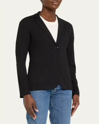 Majestic Filatures Soft Touch Two-Button Blazer | Thumbnail 4 Majestic Filatures Soft Touch Two-Button Blazer | Thumbnail 4