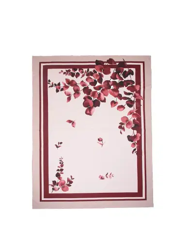 The Lino Eucalyptus Red Tablecloth, 71" x 125" | Thumbnail 1 The Lino Eucalyptus Red Tablecloth, 71" x 125" | Thumbnail 1