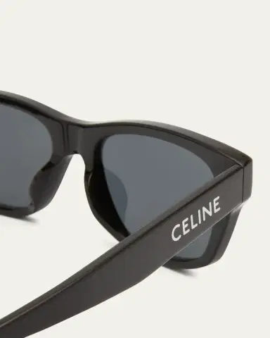 Celine Men's Monochroms Square Acetate Sunglasses | Thumbnail 4 Celine Men's Monochroms Square Acetate Sunglasses | Thumbnail 4