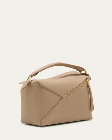 Loewe Puzzle Edge Medium Top-Handle Bag in Soft Grained Leather | Thumbnail 3 Loewe Puzzle Edge Medium Top-Handle Bag in Soft Grained Leather | Thumbnail 3