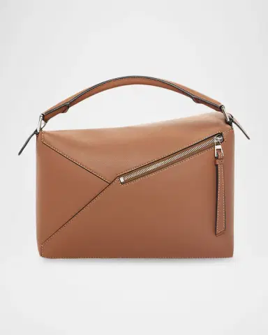 Loewe Puzzle Edge Medium Top-Handle Bag in Grained Leather | Thumbnail 16 Loewe Puzzle Edge Medium Top-Handle Bag in Grained Leather | Thumbnail 16