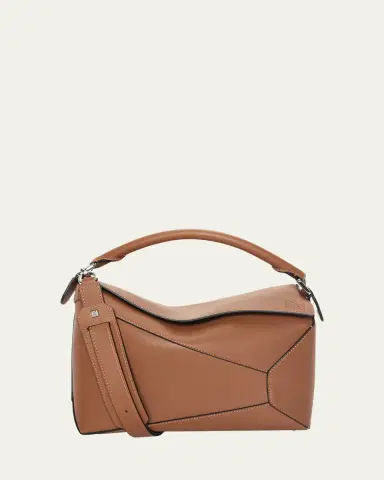 Loewe Puzzle Edge Medium Top-Handle Bag in Grained Leather | Thumbnail 10 Loewe Puzzle Edge Medium Top-Handle Bag in Grained Leather | Thumbnail 10