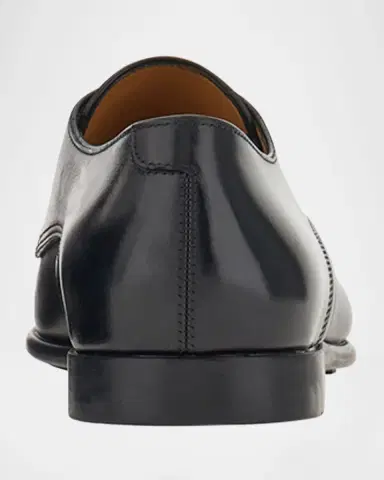 Ferragamo Men's Fosco Leather Derby Shoes | Thumbnail 2 Ferragamo Men's Fosco Leather Derby Shoes | Thumbnail 2