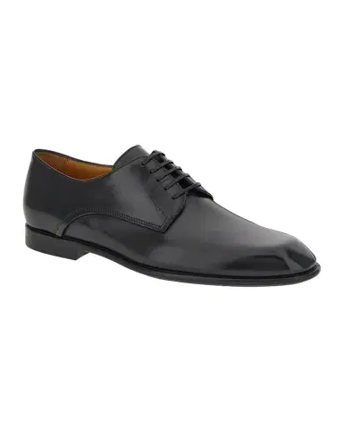 Ferragamo Men's Fosco Leather Derby Shoes | Thumbnail 1 Ferragamo Men's Fosco Leather Derby Shoes | Thumbnail 1