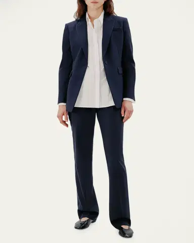 Another Tomorrow Merino Wool Classic Trousers | Thumbnail 2 Another Tomorrow Merino Wool Classic Trousers | Thumbnail 2