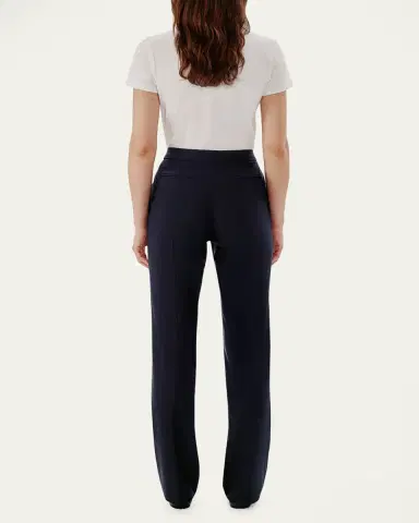 Another Tomorrow Merino Wool Classic Trousers | Thumbnail 3 Another Tomorrow Merino Wool Classic Trousers | Thumbnail 3