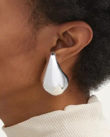 Bottega Veneta Large Drop Earrings | Thumbnail 2 Bottega Veneta Large Drop Earrings | Thumbnail 2