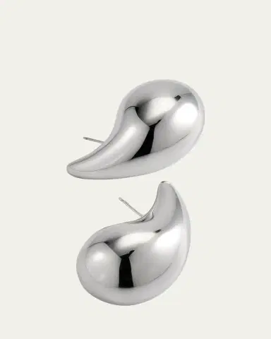 Bottega Veneta Large Drop Earrings | Thumbnail 3 Bottega Veneta Large Drop Earrings | Thumbnail 3