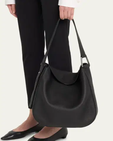 Akris Anna Medium Leather Hobo Bag | Thumbnail 2 Akris Anna Medium Leather Hobo Bag | Thumbnail 2